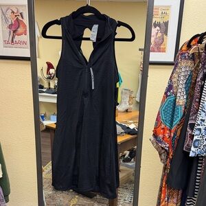 Victoria’s Secret Black Sleeveless romper with Zip Front